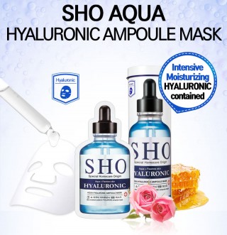 Mặt nạ dưỡng ẩm RODIN SHO HYALURONIC AQUA HYALURONIC AMPOULE